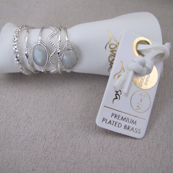 Lovisa 6 Piece Stackable Ring Set - Picture 2 of 10